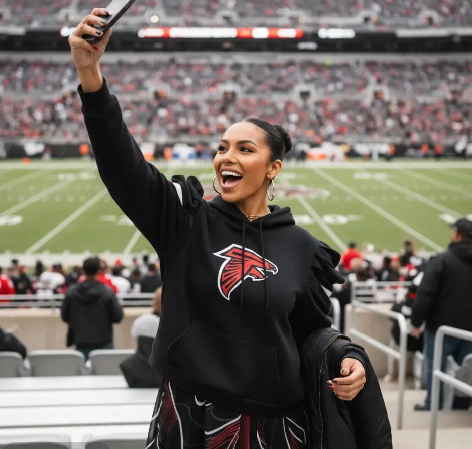 Falcons Upcycled Hoodie